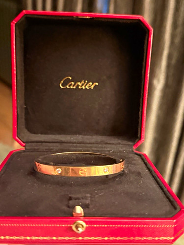 Cartier love 18ct rose - love,