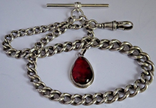 Antique solid silver pocket