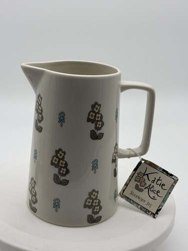 Floral retro jug ceramic - retro,
