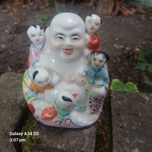 Vintage chinese smiling - vintage,