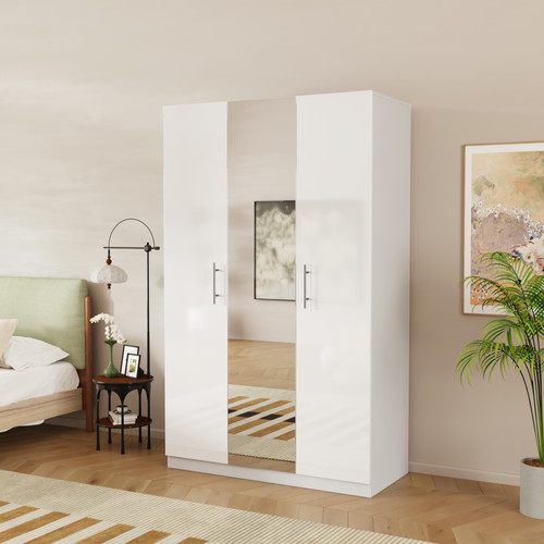 Wardrobe door with mirror - wardrobe,