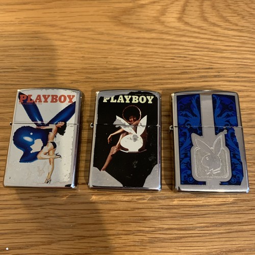 Playboy zippo lighters - x3,