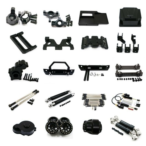 Alloy metal upgrade - part, black