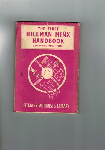 Hillman minx handbook pitman - handbook,