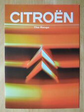 CITROEN RANGE orig 1997 UK Mkt Sales Brochure - Saxo Xsara Xantia Synergie XM