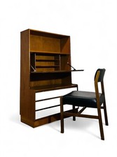 TURNIDGE TEAK DESK BOOKCASE