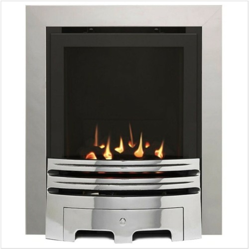 High efficient gas fire - gas, inset