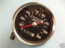 Speedometer black dial 1970 - black,