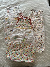 Grobag Sleeping Bags x3 - 0-6 Months (2 x 2.5 Tog, 1 x 1.0 Tog)