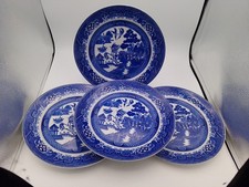 4 x W.Adams & Sons Blue Willow
