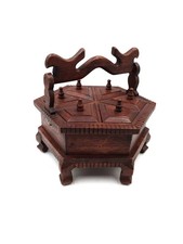 Vintage Wooden Spice Box Betel