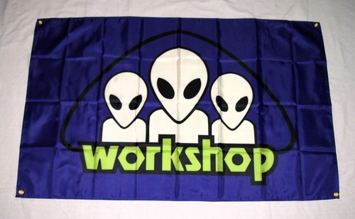 Alien workshop flag - alien,