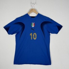 Italy 2006/07 Home Football Shirt Puma World Cup Totti 10 Authentic Mens Small