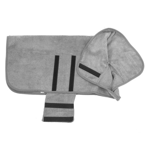 Dog dressing gown towel robe - dressing,