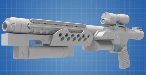 Blaster rifle 1 scale - rifle, 1:1