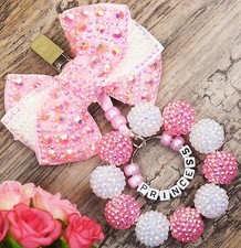 Personalised stunning pram charm in baby pink baby boys girls