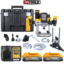 DeWalt DCW620NT 18V Brushless Plunge Router + 2x 1.7Ah Batteries, Charger & Case