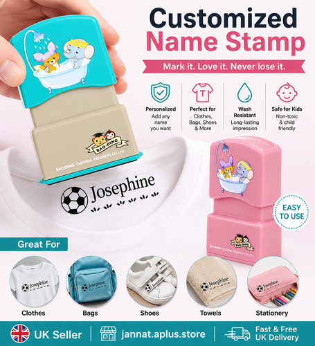 Made custom name stamp - made, for