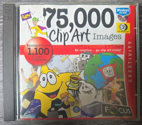 Clipart 000 images pc cd - 75,000,