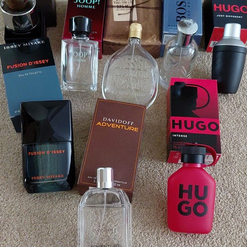 Empty aftershave bottles - 8,