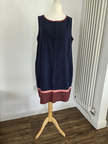 Next navy blue linen blend - linen,