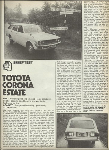 Toyota corona estate original - corona,