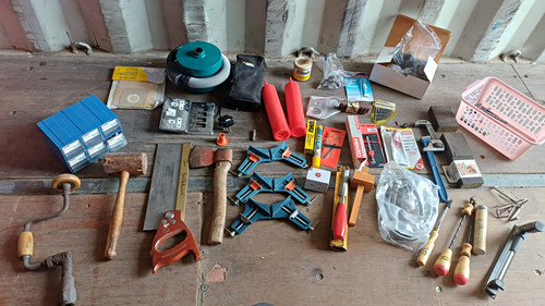 Vintage and modern - vintage, tools