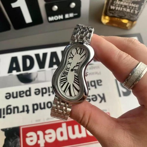 Y2k archive metal twist watch - archive,