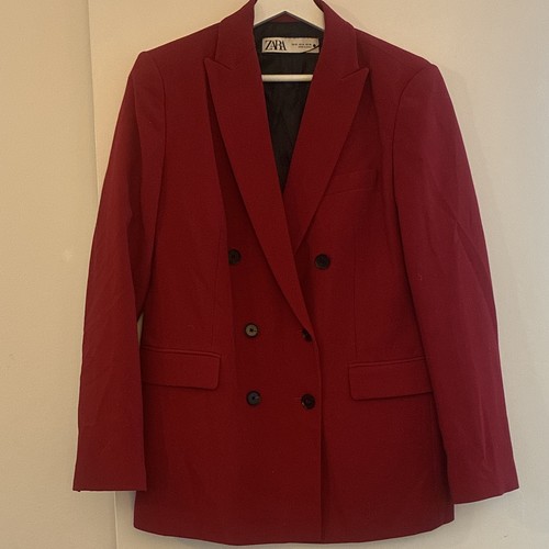 Zara women red blazer - zara,