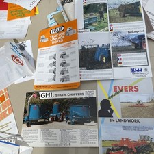 Vintage farming x4 brochures