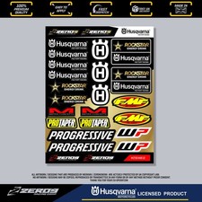 HUSQVARNA STICKERS, MOTOCROSS