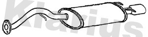 Klarius rr311l rear exhaust - klarius,