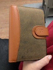 Vintage Day Brown Leather Personal Planner Organiser 6 Ring  New