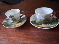 Pair Antique Miniature Cups