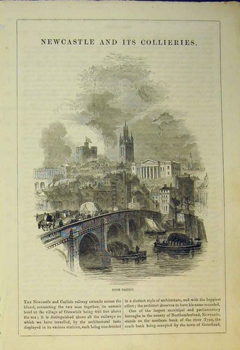 Original old antique print - old,