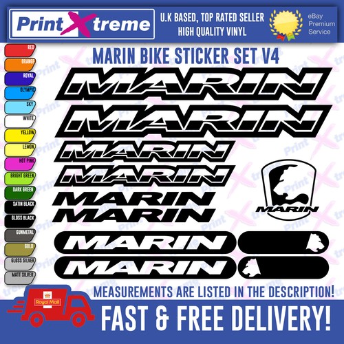 Marin bikes stickers - bikes, decals