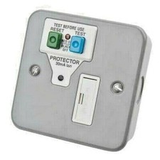 Volex 13A 30mA 1 Gang DP RCD