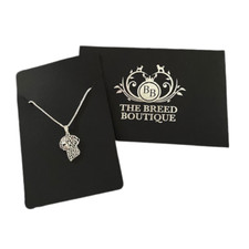 GERMAN SHORTHAIRED POINTER PENDANT WITH 18" SILVER NECKLACE GSP GIFT