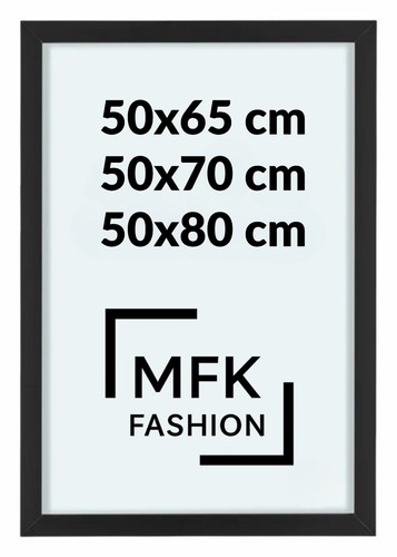 Black picture frame 50x65 - black,