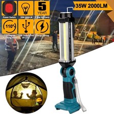 2000LM 35W LED Work Light for Makita 18V LXT Li-ion Battery Outdoor Floodlight