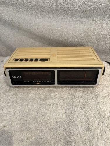 Vintage radio alarm clock - alarm,