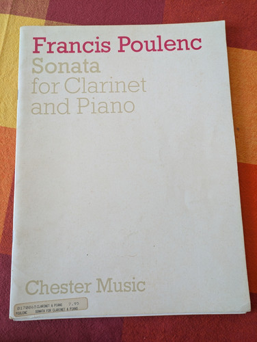 Francis poulenc sonata - poulenc, for