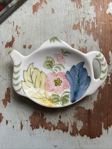 Vintage porcelain tea bag - vintage,