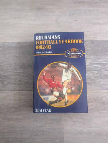 Rothmans football yearbook - rothmans,