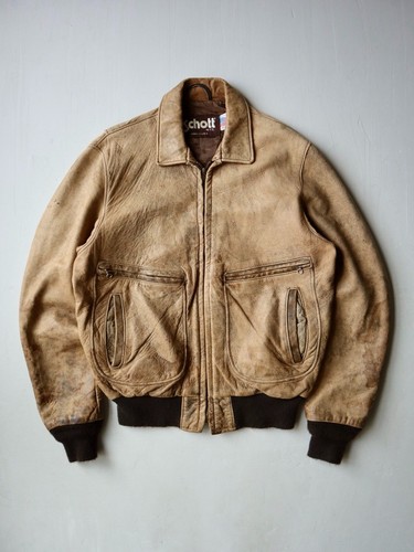 Vintage 80s schott - schott, leather