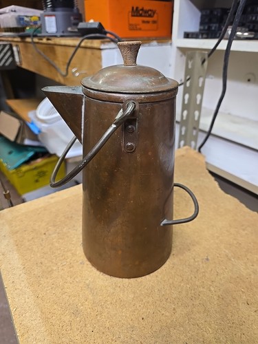 Old copper kettle - copper,