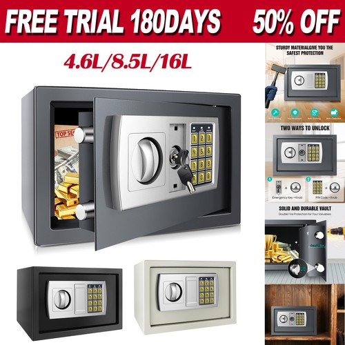 Digital safe cash money box - safe,