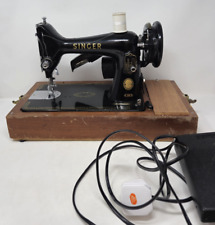 Vintage 1955 Singer 99K 3/4 Size Sewing Machine Case & Pedal EXCELLENT CLEAN