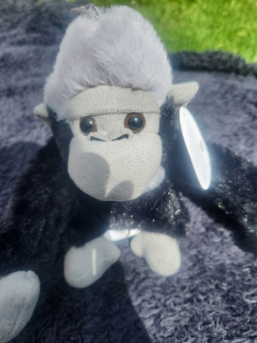 Grey head gorilla - grey, 25cm/10"