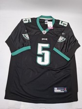 Reebok Philadelphia Eagles Mens Jersey NFL 5 Donovan McNabb Black Size 54